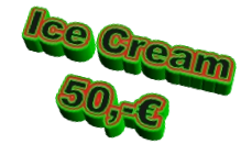 Ice Cream 50,-€